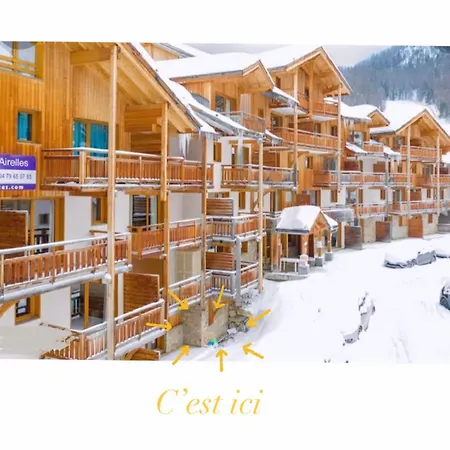 Appartement 1800 - T1 Bis Pieds Des Pistes - Acces Piscine - Parking Prive Les Orres